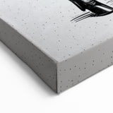 Classic Pig Wall Art - Stylized Pig Canvas Print Farmhouse Decor