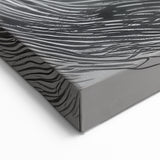 Detailed Pig Wall Art - Close-Up Pig Canvas Print Rustic Decor Idea