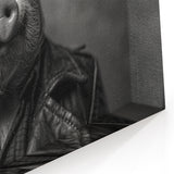 Cool Pig Wall Art - Rebel Pig Canvas Print Modern Decor Statement