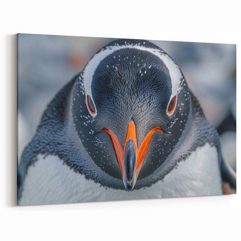 Bold Penguin Photography Art - Close-Up Wildlife Wall Decor Print