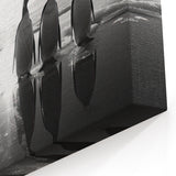 Monochrome Penguin Silhouette Art - Elegant Wildlife Wall Decor Print