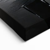 Monochrome Penguin Silhouette Art - Elegant Wildlife Wall Decor Print