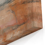 Abstract Minimalist Portrait Art - Elegant Dreamy Wall Decor in Soft Tones