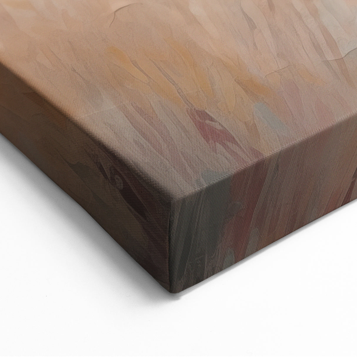 Abstract Minimalist Portrait Art - Elegant Dreamy Wall Decor in Soft Tones