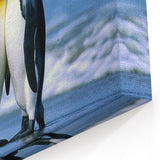 Romantic Penguin Art - Heartwarming Wildlife Beach Wall Decor Print