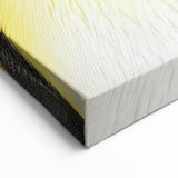 Cool Penguin Art - Vibrant Yellow Wall Decor with Sunglasses