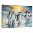 Penguin Wall Art - Arctic Wildlife Canvas Print for Animal Decor Enthusiasts