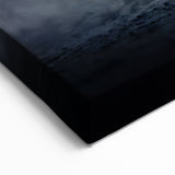 Penguin Wall Art - Dramatic Foggy Landscape Canvas Print for Decor