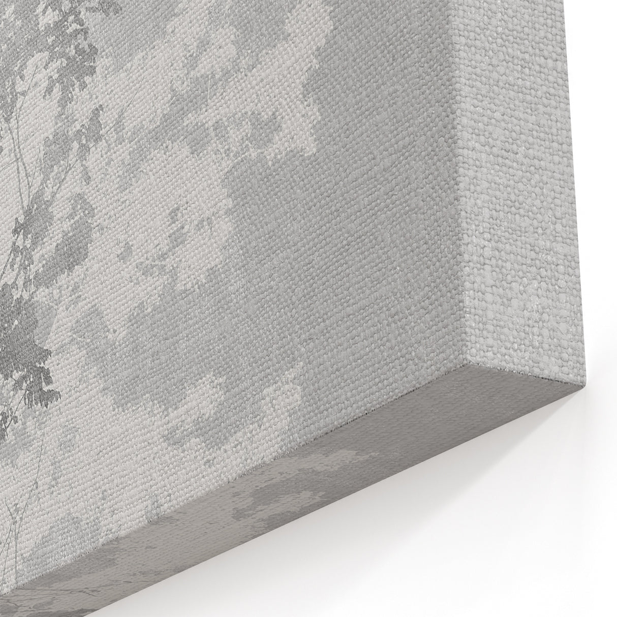 Serene Nature-Inspired Art with Gray Trees and Flying Birds