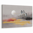 Abstract Strokes and Lines Art with Elegant Gold and Marble Textures
