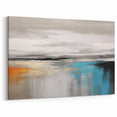 Minimalist Strokes and Lines Art with Gold Accents - Contemporary Decor