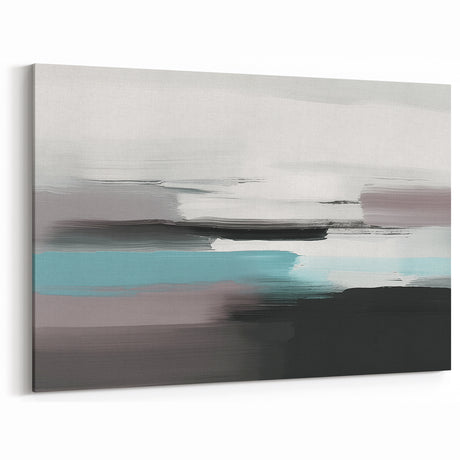 Modern Strokes and Lines Abstract Art | Geometric Line Canvas Print