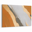 Elegant Abstract Brush Strokes Art | Rustic Warmth Line Canvas Print