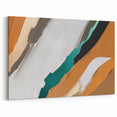 Vibrant Strokes and Lines Abstract Art | Tropical Paradise Canvas Print