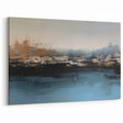 Serene Abstract Strokes and Lines Art | Coastal Bliss Canvas Print