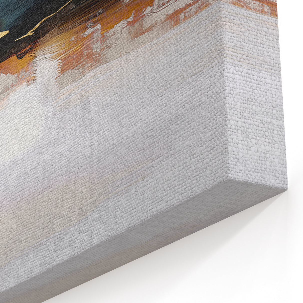 Dynamic Abstract Strokes and Lines Art | Fiery Passion Canvas Print