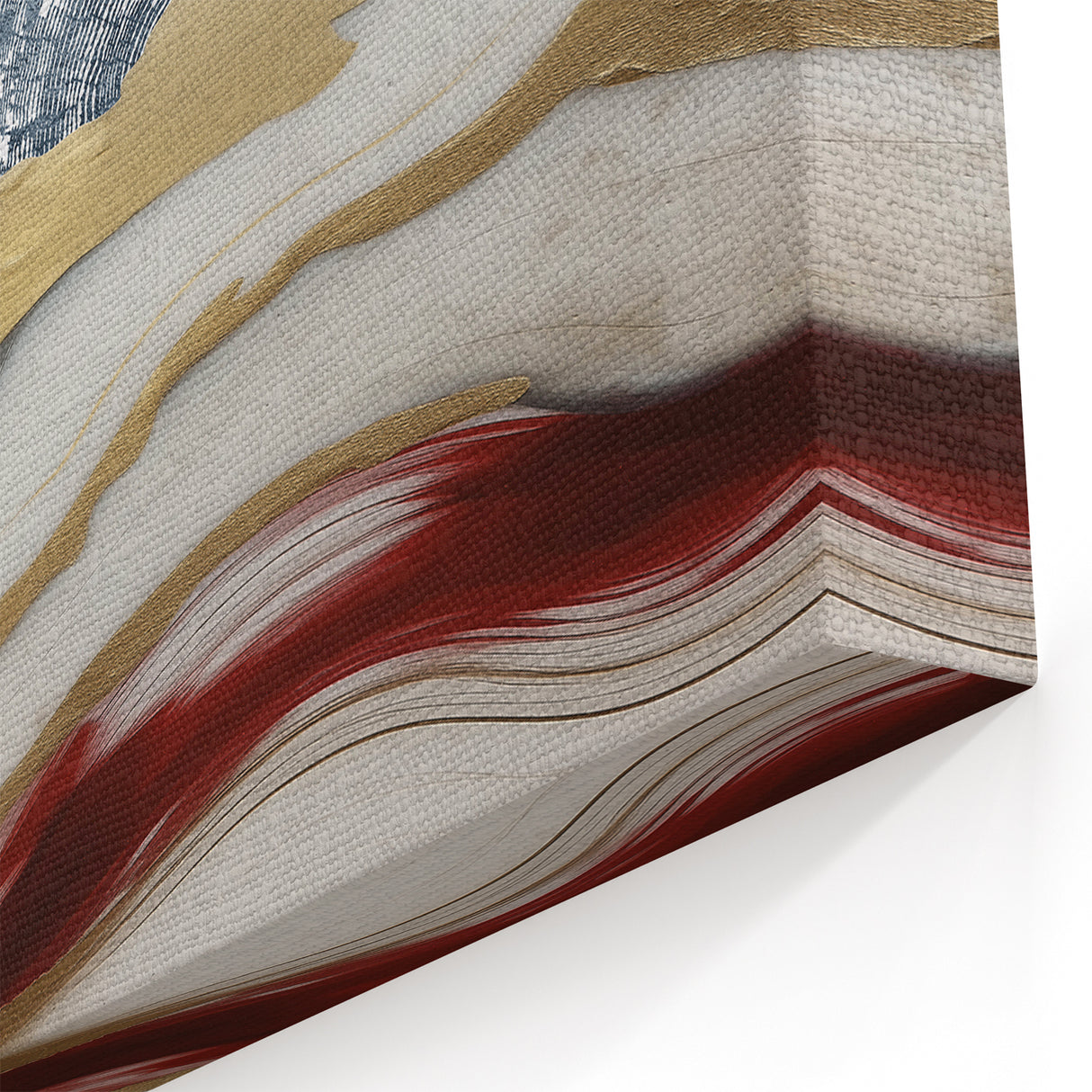 Strokes and Lines Abstract Art - Modern Geometric Line Artwork Canvas