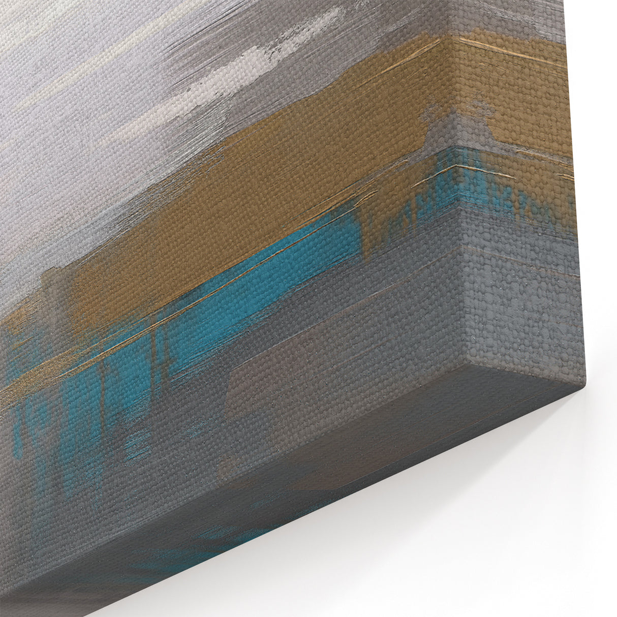 Modern Strokes and Lines Abstract Canvas | Geometric Line Art Print