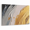 Modern Strokes and Lines Abstract Art Canvas | Geometric Brush Design