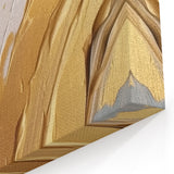 Modern Strokes and Lines Abstract Art Canvas | Geometric Brush Design
