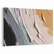 Contemporary Strokes and Lines Abstract Art | Geometric Brush Canvas