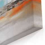 Calm Reflections Abstract Art - Modern Horizon Line Canvas