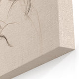 Bound by Love - Minimalist Abstract Art with Elegant Linework