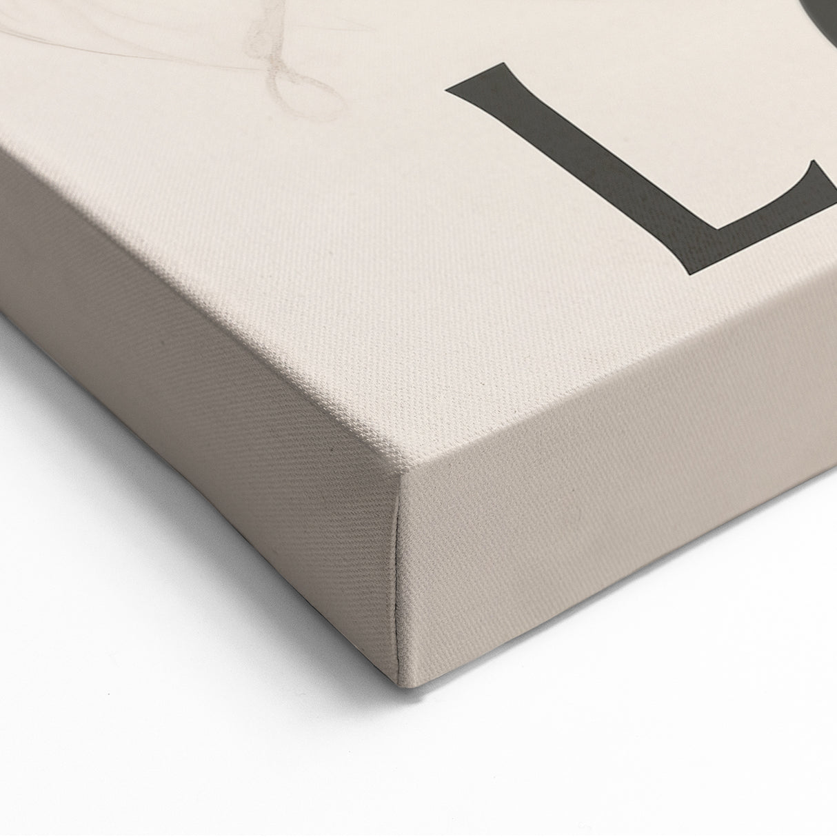 Bound by Love - Minimalist Abstract Art with Elegant Linework