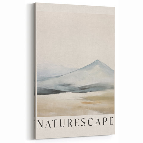 Naturescape Serenity - Minimalist Abstract Art with Soft Hues
