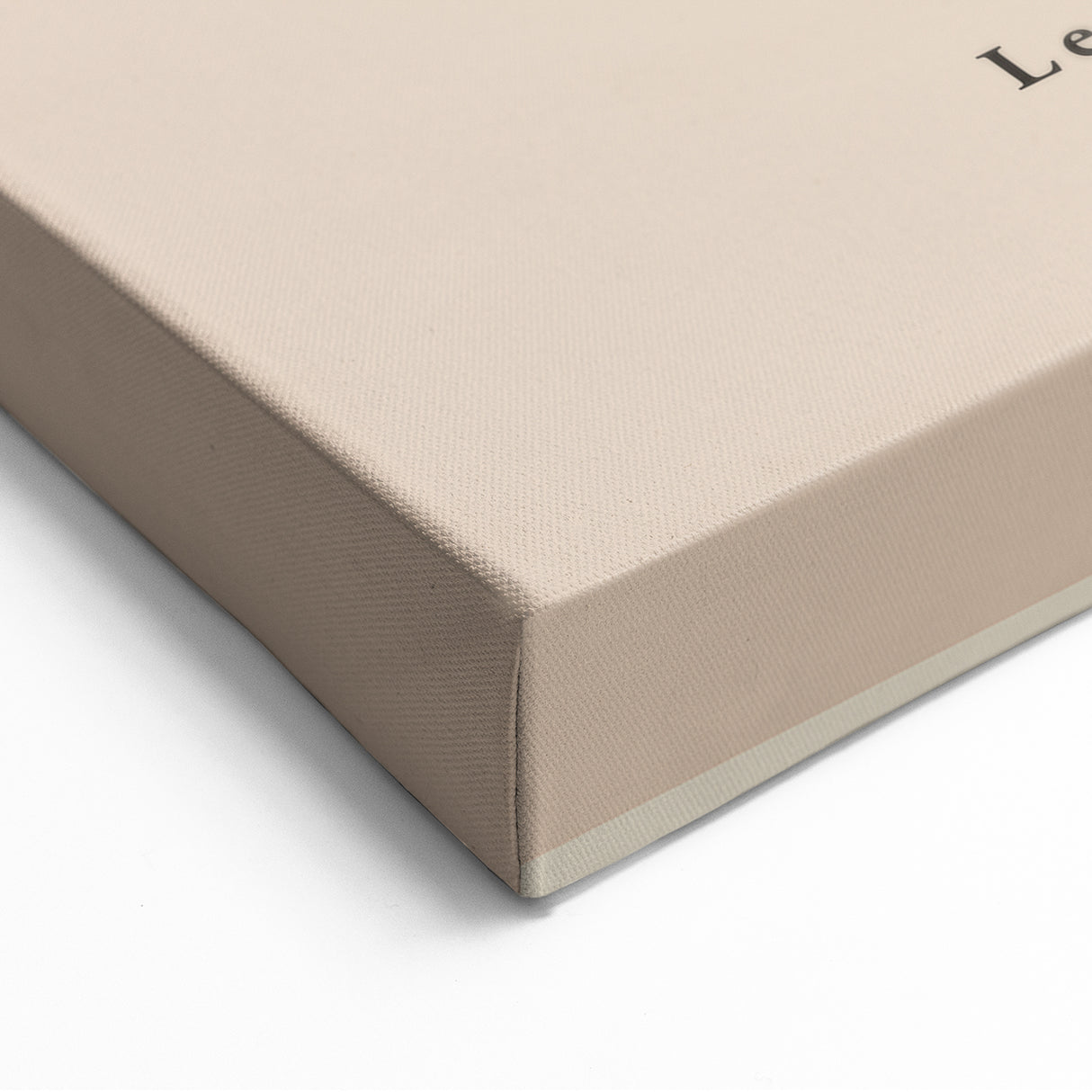 Minimalist Abstract Leaf Art - Simple Black Shapes on Beige - Modern Decor