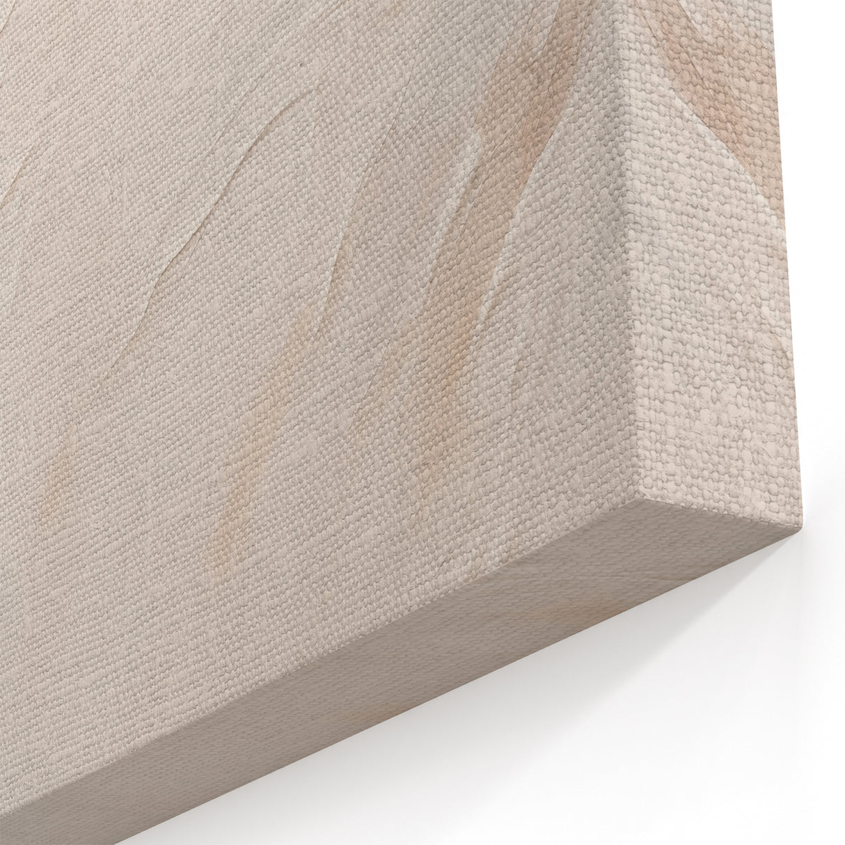 Soft Minimalist Abstract Art - Ethereal White and Beige - Modern Decor