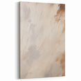 Soft Abstract Minimalist Art - Beige and White Flow - Tranquil Wall Decor
