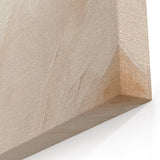 Soft Abstract Minimalist Art - Beige and White Flow - Tranquil Wall Decor