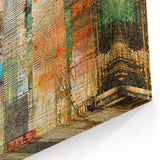 Urban Abstract Architecture Art - Modern Geometric Building Canvas Print