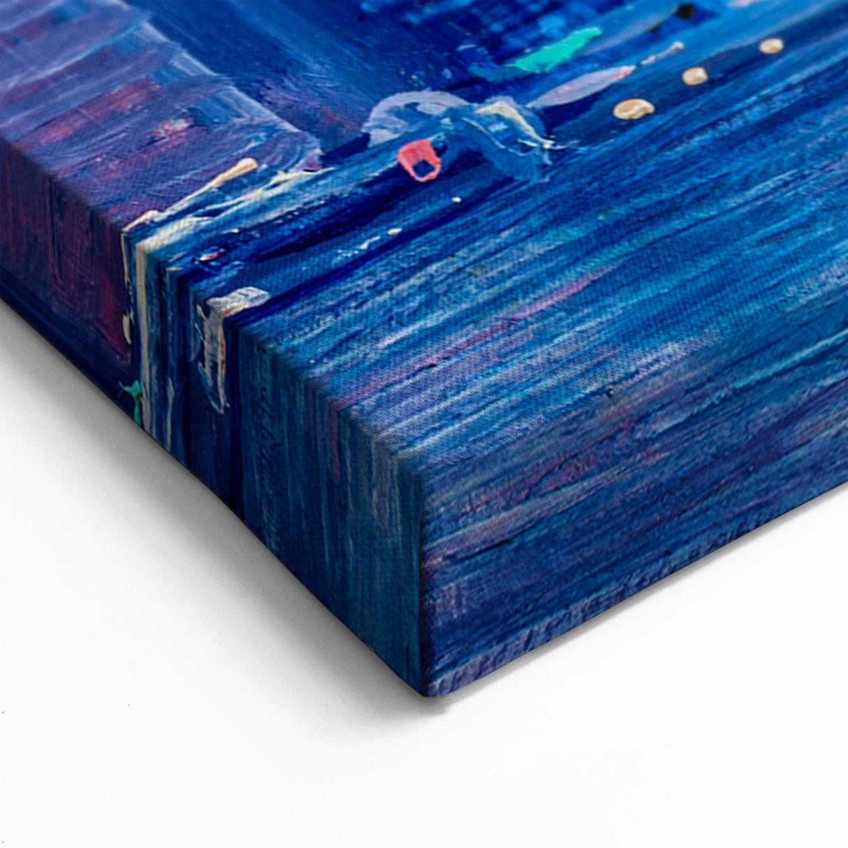 Colorful Urban Skyline - Modern Abstract Architecture Canvas Print