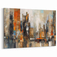 Modern Abstract Architecture Art - Urban Geometric Cityscape Canvas