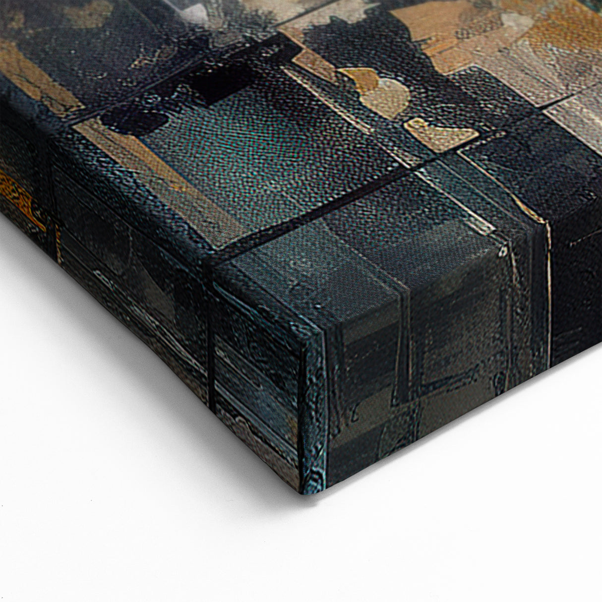 Modern Abstract Architecture Art - Urban Geometric Cityscape Canvas