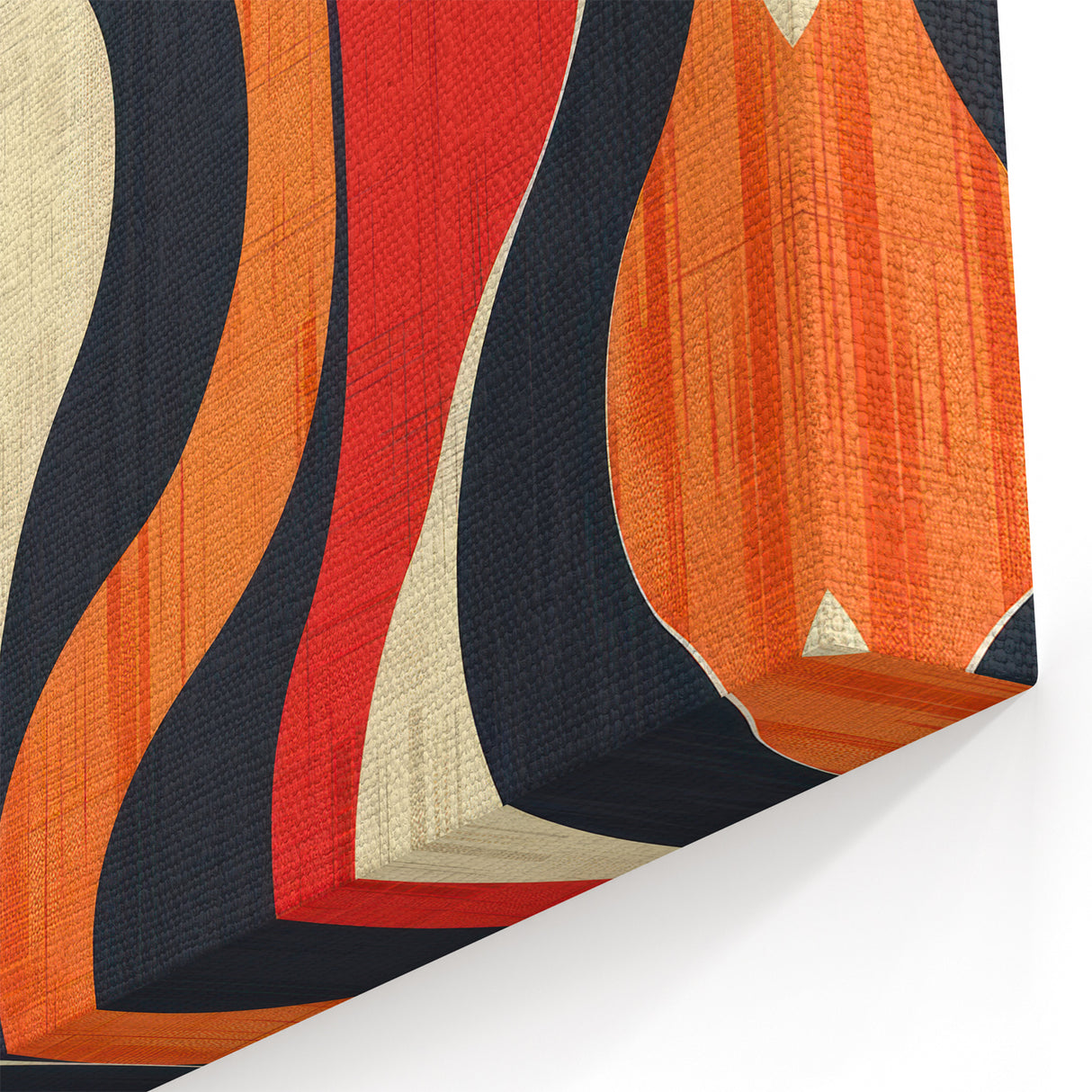 Retro Minimalist Art | Bold Abstract Geometric Wall Decor | Multicolor