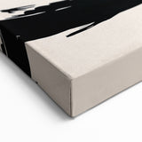 Minimalist Abstract Art | Modern Black & Beige Circular Wall Decor