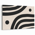 Modern Minimalist Prints - Abstract Geometric Black and White Wall Art