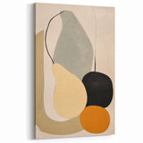 Contemporary Minimalist Art - Modern Geometric Canvas in Earthy Tones