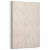 Elegant Minimalist Wall Art - Black and White Geometric Canvas Print