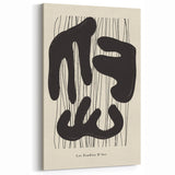 Modern Black and White Minimalist Art - Abstract Geometric Wall Decor