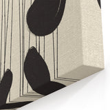 Modern Black and White Minimalist Art - Abstract Geometric Wall Decor