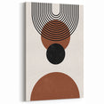 Abstract Minimalist Wall Art: Geometric Circles and Arch Design