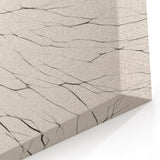 Sleek Minimalist Wall Art - Black Line Geometric Canvas in Neutral Tones