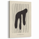 Bold Minimalist Abstract Art - Black and White Geometric Wall Print