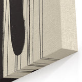 Bold Minimalist Abstract Art - Black and White Geometric Wall Print