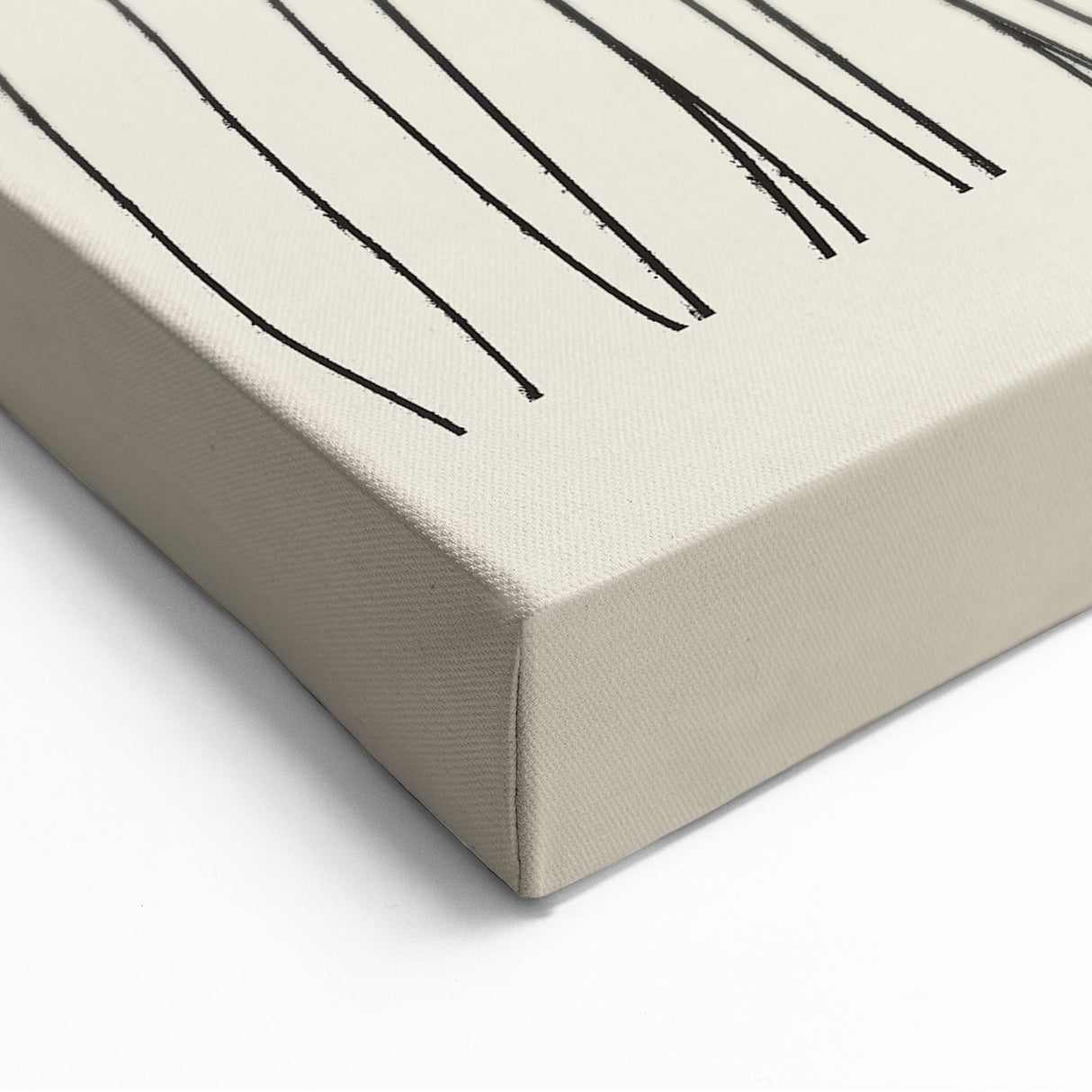 Bold Minimalist Abstract Art - Black and White Geometric Wall Print