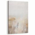 Modern Minimalist Art - Abstract Figure Canvas in Neutral Earth Tones